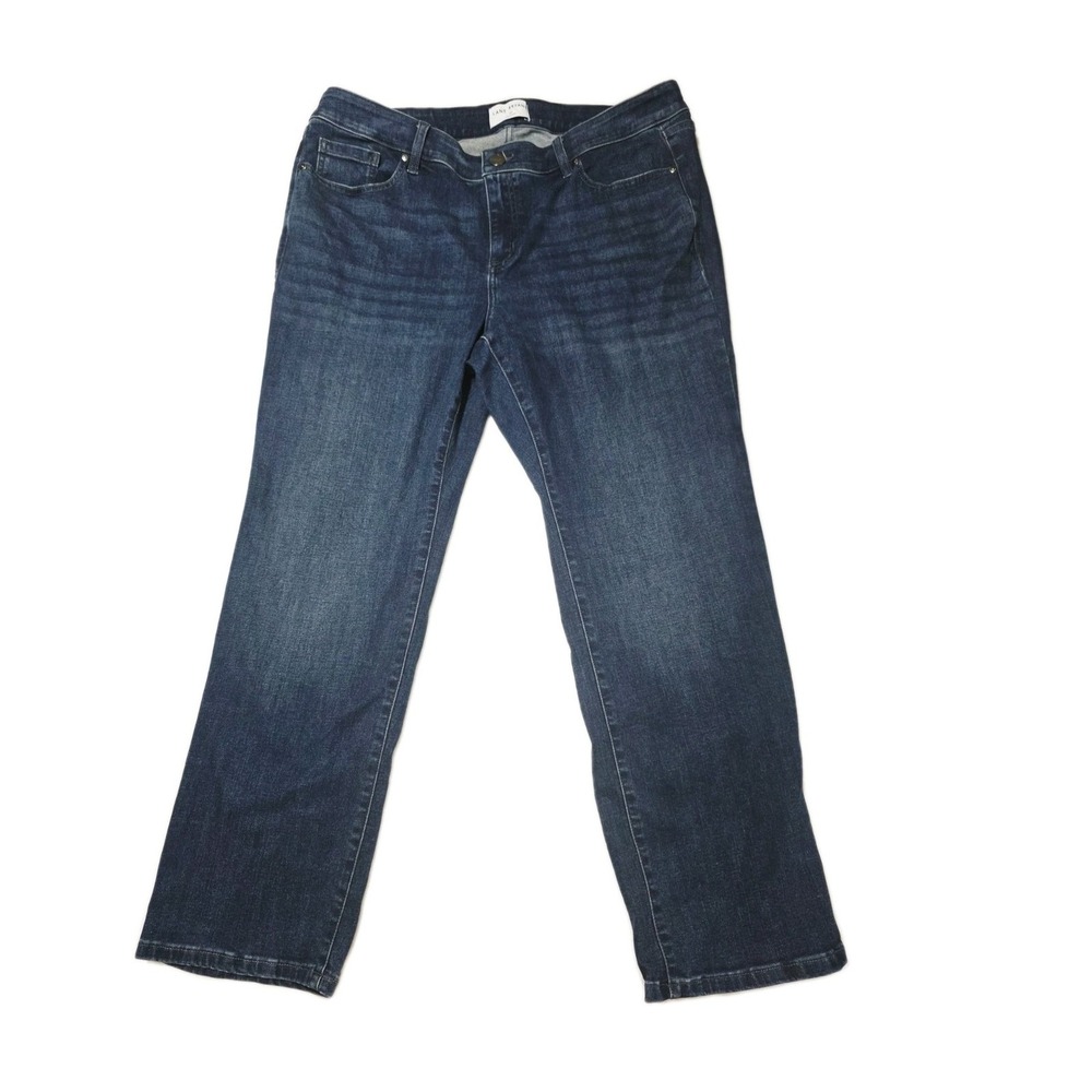 Lane Bryant Women's Pants Jeans Trousers Mid Rise Straight Blue Size 18s